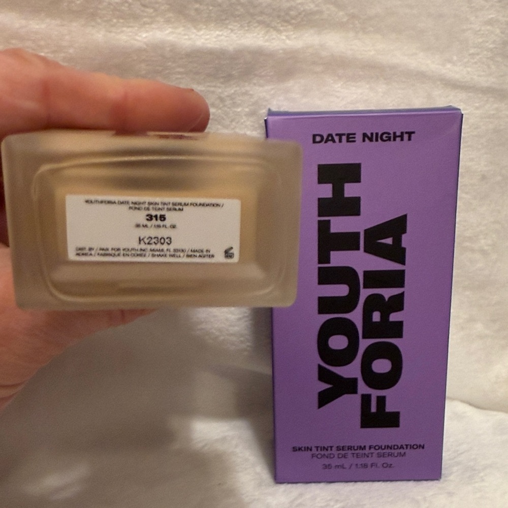 Youthforia Date Night Skin Tint Serum Foundation - Purple - Picture 7 of 7